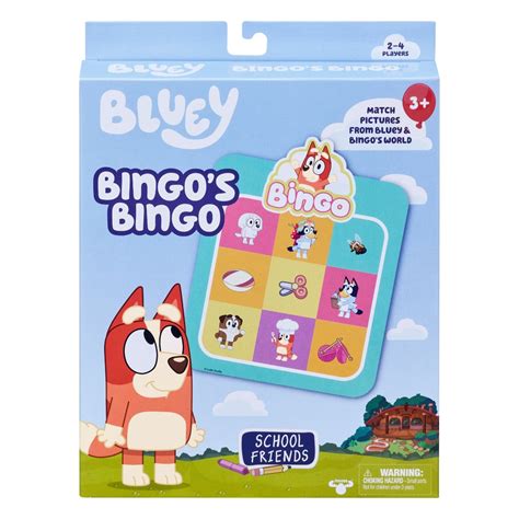 Bluey Bingos Bingo Game School Books N Ts