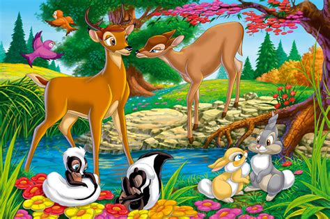 Free Download 10 Disney Animal Bambi Characters Wallpaper 1180x785