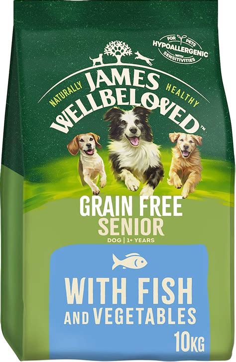 James Wellbeloved Grain Free Senior Fish And Vegetables 10 Kg Bag