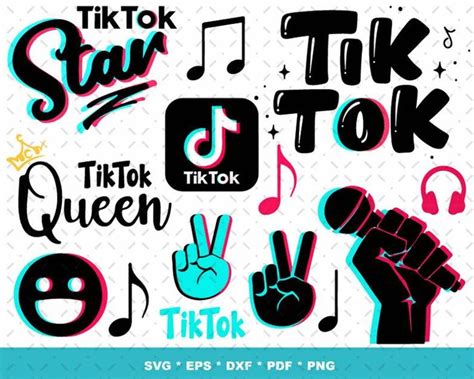 Tiktok Queen Svg SVG PNG EPS DXF File