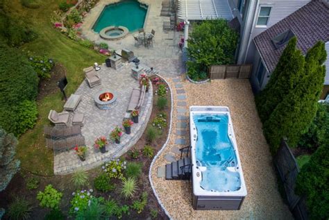 Fire And Water Fire Pit Hot Tub Backyard Ideas Master Spas Blog