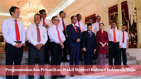 Sekretariat Kabinet Republik Indonesia Pengumuman Dan Pelantikan