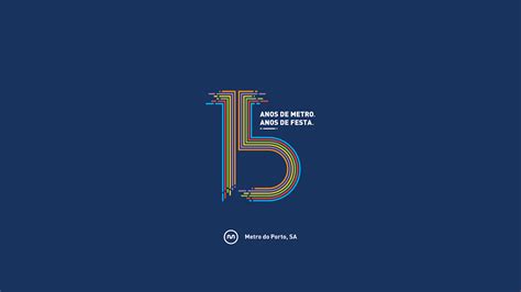 Mas eles logo são ameaçados pelo passado de dom: Metro do Porto 15th Anniversary / Branding on Behance
