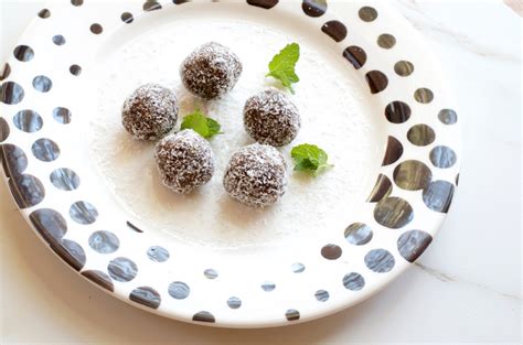 It calls for basic pantry ingredients, and it's hardly more difficult than using a mix. Coconut Date Chia Brownie Balls