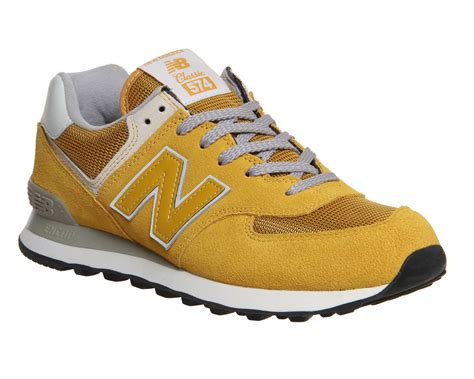 New Balance M574 In Yellow For Men Lyst