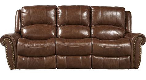 4.1 out of 5 stars. $1,133.00 - Abruzzo Brown Leather Power Reclining Sofa - Traditional,