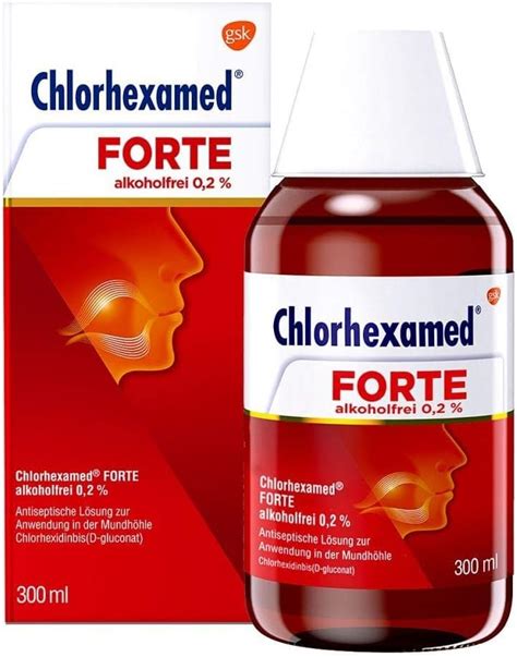 Chlorhexamed FORTE Alkoholfrei 0 2 Mit Chlorhexidin 300 Ml