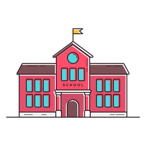 Classical School Building Icon Transparent Png And Svg Vector File