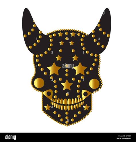 Devil Skull Icon Vector Stock Vector Image And Art Alamy