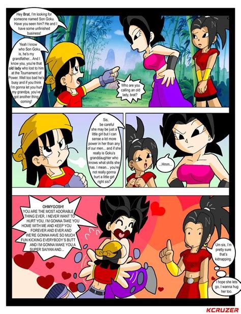 Kale And Caulifla Meet Pan Dragon Ball Dragon Ball Super Funny Anime Dragon Ball Goku