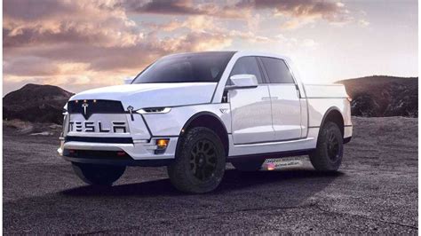 New Tesla Electric Pickup Render Is Bold Reminds Us Of Ram Truck