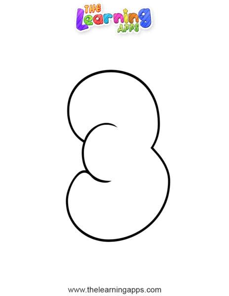10 Best Outline Bubble Numbers Images Bubble Numbers Free Printable