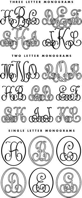 Fonts Monograms And Calligraphy Calligraphy Styles