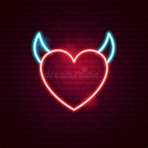 Sex Heart Neon Sign Stock Vector Illustration Of Sexual 139085468