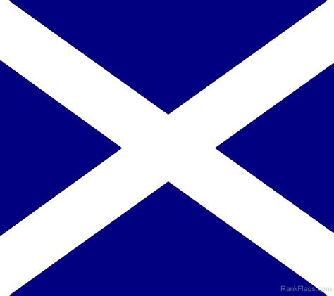 Schotland heeft de volgende buurlanden met bijbehorende afstanden van de landsgrens: Scotland National Flag - RankFlags.com - Collection of Flags