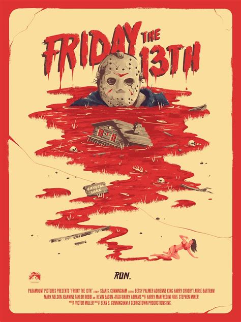 Friday The 13th 1980 765 X 1024 Horror Movie Posters Classic Horror Movies Posters