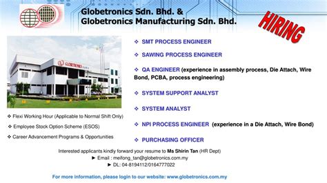 Sophic automation sdn bhd, bayan lepas. Globetronics Sdn. Bhd. & Globetronics Manufacturing Sdn ...