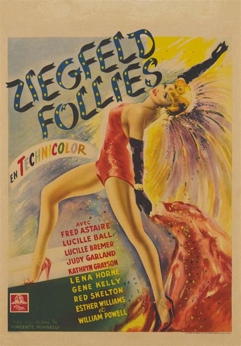 Ziegfeld Follies 1945 Poster Belgian Original Film Posters