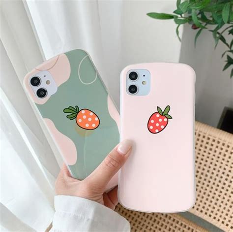 Cute Strawberry Phone Case For Iphone 77plus88pxxsxrxs Max11