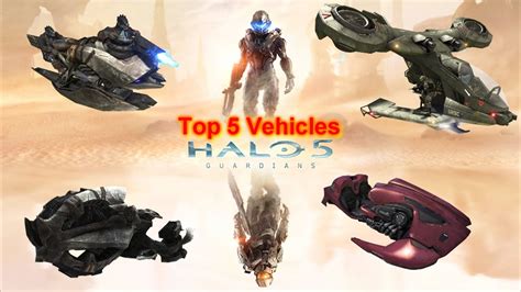 Top 5 New Vehicles In Halo 5 Guardians Youtube