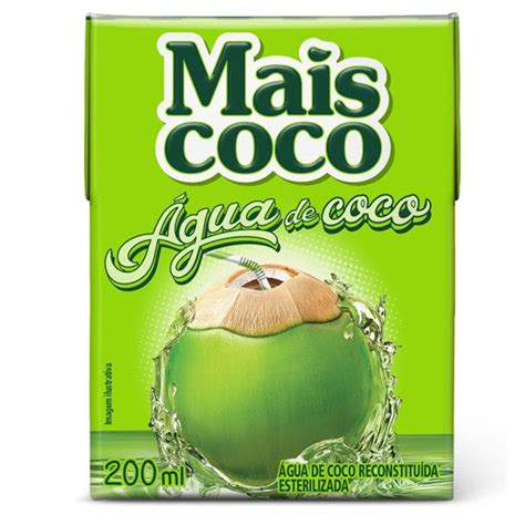 Água De Coco Mais Coco 200ml Comper