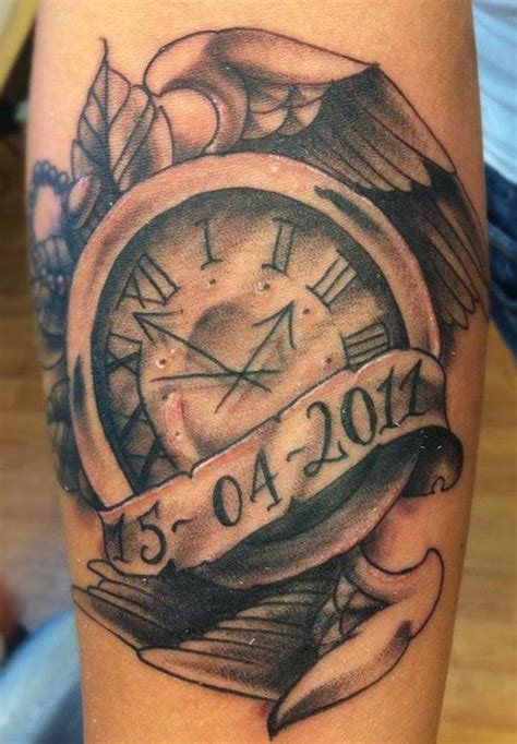 12 Clock Forearm Clock Tattoo Design Forearm Tattoo Design Forearm