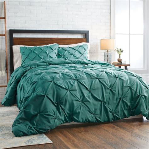 Then there are tiny air pockets. Better Homes & Gardens Teal Pintuck 3-Piece Comforter Set ...