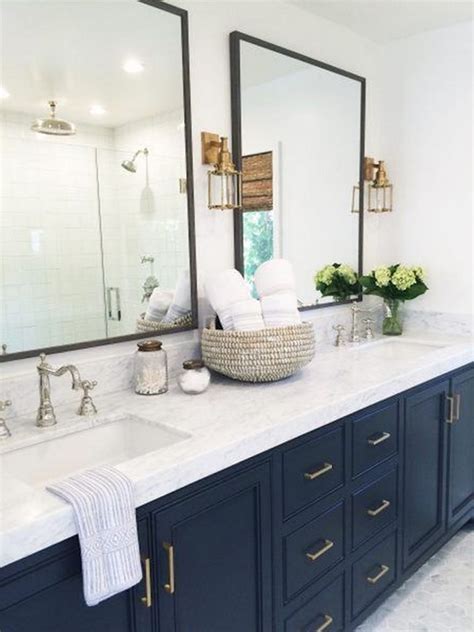 Most bathroom mirrors are frameless and simple. 85+ Easy and Elegant Bathroom Mirrors Design Ideas
