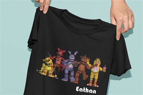 Five Nights At Freddys Roblox Personalised Gamer T Shirt Etsy