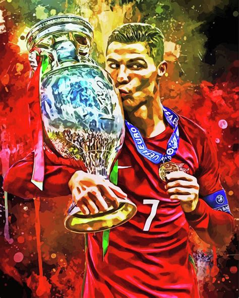 Cristiano Ronaldo Painting Painting By Matthew Hale Fine Art America