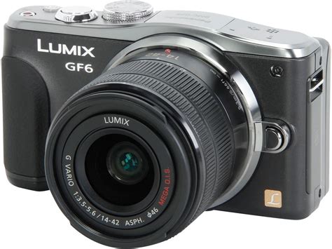 Panasonic Lumix Gf6 Dmc Gf6kk Black Digital Single Lens Mirrorless Camera With 14 42mm F35 56
