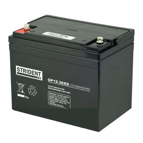 New Strident 12v 36ah Battery For A Mobility Scooter Uk And Europe