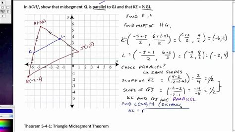Apr 14, 2021 · in other words, the midsegment is the average length of the two bases. The Triangle Midsegment Theorem - YouTube