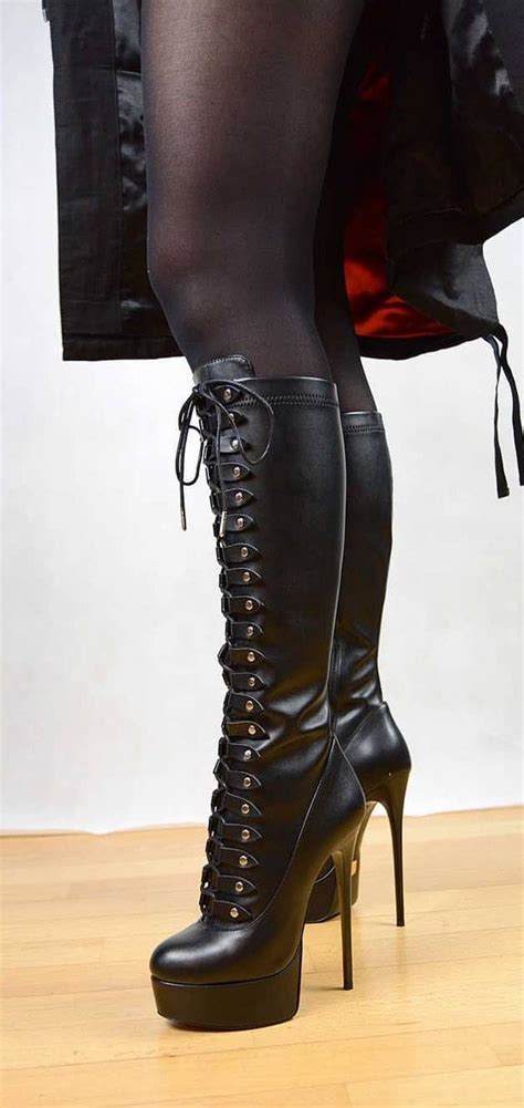 Pin By Frank Rudolf Westphal On High Boots Leather High Heel Boots High Heel Boots Leather