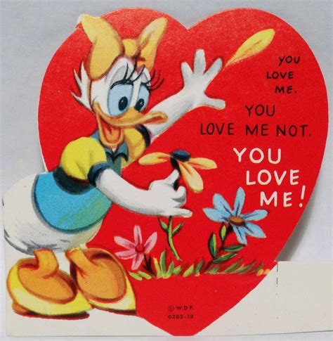 Vintage Disney Valentine Cards 1000x1000 Valentines Cards