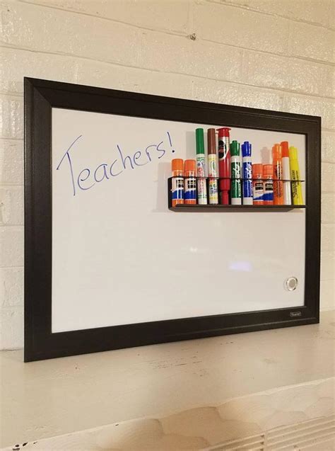 Whiteboard Dry Erase Marker Holder Rack Organizer Teacher Etsy