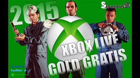 Xbox Live Gold Gratis 2017 100 Funcional Youtube