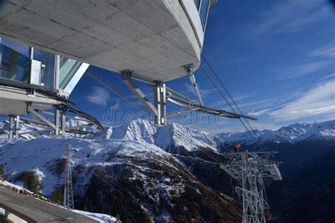 Italy Courmayeur Mont Blanc Range Stock Image Image Of