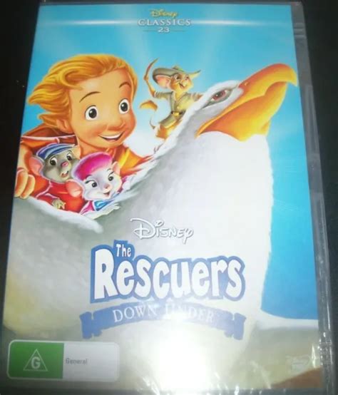 The Rescuers Down Under Walt Disney Australia Region Dvd New