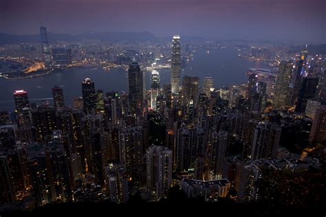Aerial View Of Hong Kong Imb