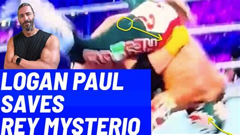 What Went Right Logan Paul Saves Rey Mysterio From A Broken Neck YouTube