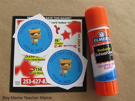Boy Mama Octonauts Birthday Magnets Boy Mama Teacher Mama