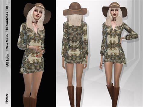 Boho Dress The Sims 4 Catalog