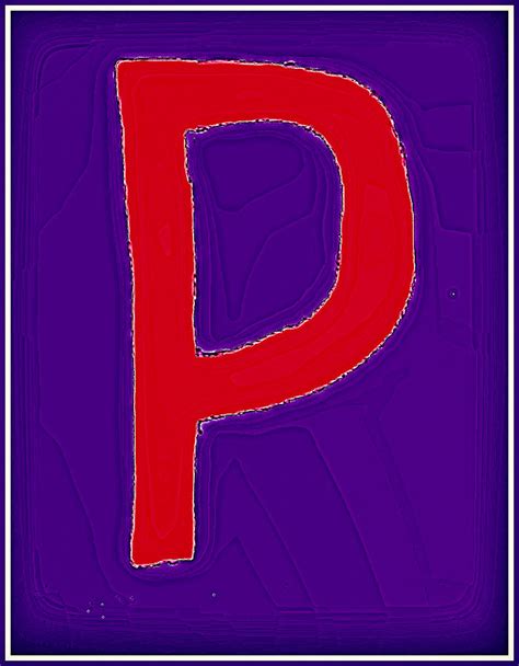 Letter P Painting By Lanjee Chee