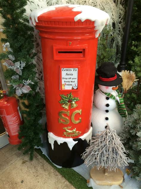 Santas Postbox Roxton Garden Centre Indoor Christmas Decorations