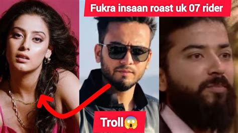 Elvish Yadav Troll Isha Fukra Insaan Roast Uk 07 Rider Shubh Ko