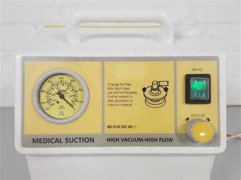 Mge Sam 12 Medical Suction Machine Static High Vacuum Flow Lab