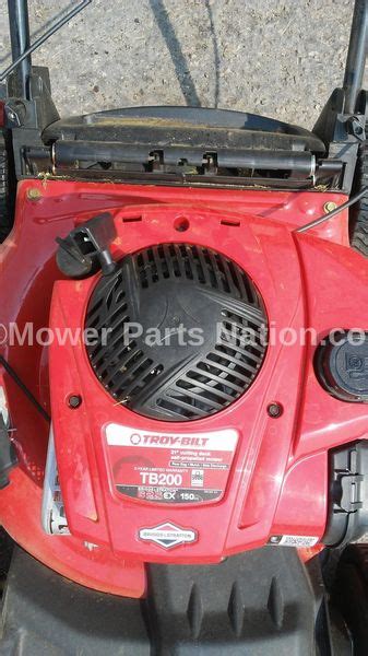 Add air filter for $5.99 pictured below if you are not sure if this is the right part for you equipment email us your model number and or engine number and we will look it up for you. Replaces Troy Bilt TB200 Air Cleaner Cover - Mower Parts Land
