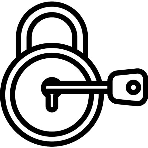 Key In The Lock Vector Svg Icon Svg Repo