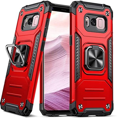 magnetic ring case for samsung galaxy s8 s9 s10 s20 plus s20 fe s21 ultra cover ebay